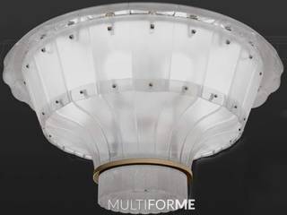 Detail of Murano Glass Chandelier MULTIFORME® lighting Бари та клуби