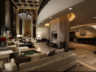 New Cairo Palace Project, smarthome smarthome Nowoczesny salon