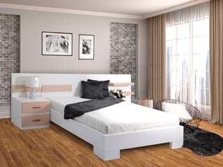 Dormitorios , Muebles Juventud Muebles Juventud Bedroom لکڑی Wood effect