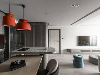 甜蜜白寓, 湜湜空間設計 湜湜空間設計 Livings modernos: Ideas, imágenes y decoración