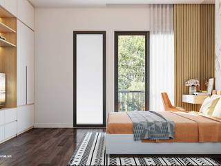 Mẫu thiết kế nội thất nhà phố hiện đại cao cấp 2019, NEOHouse NEOHouse Modern style bedroom