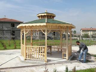 AHŞAP KAMELYA MODELİ 3x3 8 GEN, Erdoğan Ahşap Ürünleri Erdoğan Ahşap Ürünleri Terrace Wood Wood effect