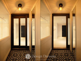 광장동 현대파크빌 25py, Design Daroom 디자인다룸 Design Daroom 디자인다룸 Modern Corridor, Hallway and Staircase