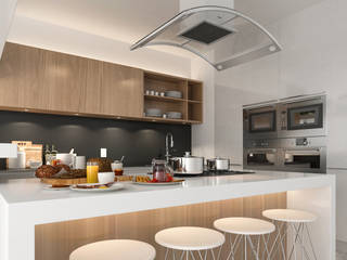 Casa TOLEDO., Juve 3D Studio Juve 3D Studio Built-in kitchens