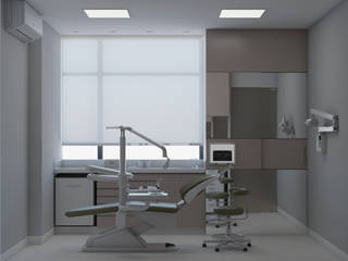Consultório Odontológio - Dorofacial, Taís Duque Arquitetura Taís Duque Arquitetura Modern study/office MDF