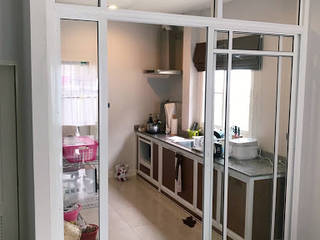 กั้นห้องครัวในบ้าน กระจกอลูมิเนียม, พัฒนากระจก พัทยา Pattana Mirror พัฒนากระจก พัทยา Pattana Mirror