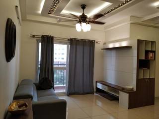 Complete 2 bhk home interior design. , Fi Interiors Fi Interiors Living room