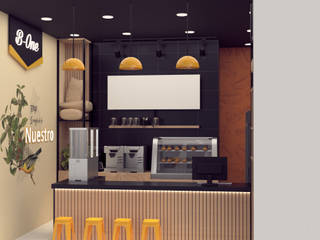 Diseño de cafeteria para Cafe B-ONE, Nuvú -Space designers Nuvú -Space designers