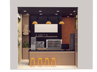 Diseño de cafeteria para Cafe B-ONE, Nuvú -Space designers Nuvú -Space designers