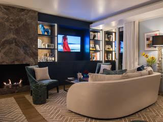 New Luxury Apartment in Lisbon architecture and Interior Design. Inêz Fino Interiors, LDA 모던스타일 거실