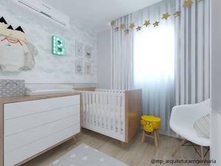 Quartinho de bebê, MP arquitetura e Design MP arquitetura e Design Nursery/kid’s room