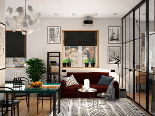 #aaad_парижанка, Aya Asaulyuk Design Aya Asaulyuk Design Living room