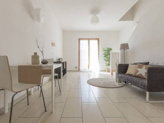 HOME STAGING in appartamento di nuova costruzione, Mirna Casadei Home Staging Mirna Casadei Home Staging Salones modernos