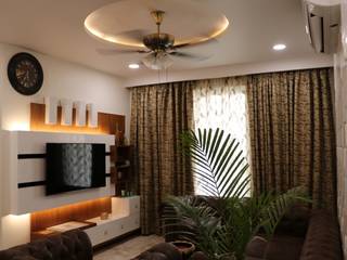 Residence in Emaar Palm Garden, Gurgaon, The_Yellow_Portal The_Yellow_Portal Salon classique