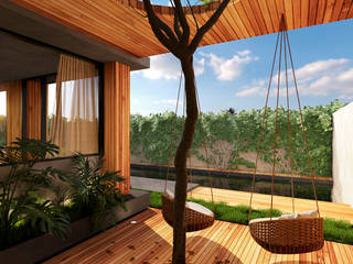 RENDERS - CUBICA RESIDENCE CLUB , Renders Varinia Vilchis Renders Varinia Vilchis Patios Wood Wood effect