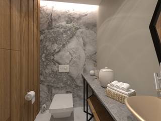 Güney Afrika'da Bir Villa Projesi, Kalya İç Mimarlık \ Kalya Interıor Desıgn Kalya İç Mimarlık \ Kalya Interıor Desıgn Modern bathroom Wood Wood effect