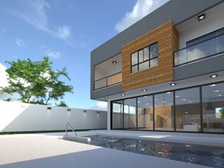 projeto residencial, ATPH ATPH Casas de estilo minimalista