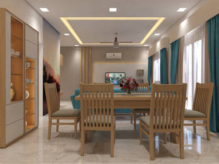 3BHK in Baner, ANP Interiors Pvt Ltd ANP Interiors Pvt Ltd Dining room