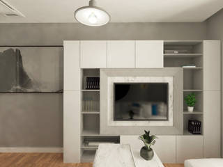 Daire Projesi, Oturma Odası Tasarımı, Haos Design & Architecture Haos Design & Architecture Modern living room