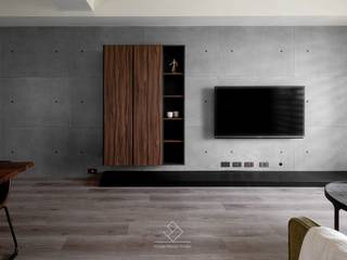 沉蘊．竹北L宅, 極簡室內設計 Simple Design Studio 極簡室內設計 Simple Design Studio Modern living room