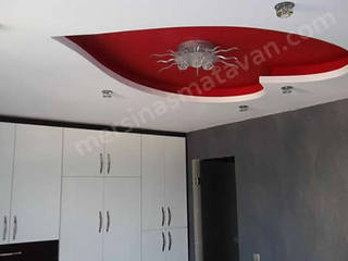 Asma Tavan Yatak Odası Kalp Modelimiz, Mersin asma tavan ev dekorasyonu Mersin asma tavan ev dekorasyonu Quartos modernos