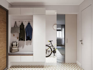 homify Couloir, entrée, escaliers modernes