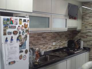 Remodelación cocina - Bogotá, NetCom Construcciones NetCom Construcciones Armários e bancadas de cozinha