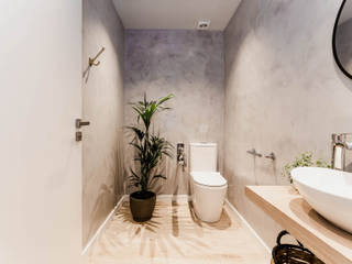 Bathroom Stockholm Barcelona Design - Interioristas en Barcelona Floors Wood Wood effect bathroom,photography