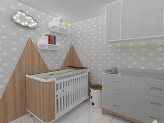 Quarto de Bebê, Designer de Interiores - Gabriela Soares Designer de Interiores - Gabriela Soares Cuartos para bebés