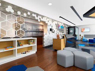 British Dental Clinic, Splyce Interior Design Splyce Interior Design Nowoczesne domowe biuro i gabinet