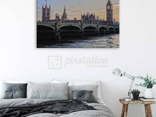 Cuadros decorativos de paisajes sobre lienzo, PixStation PixStation 다른 방 면 빨강