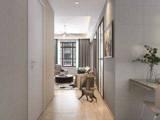 Canberra Crescent, Swish Design Works Swish Design Works Couloir, entrée, escaliers modernes