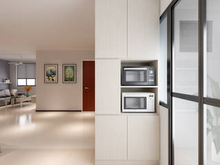 Canberra Crescent, Swish Design Works Swish Design Works Cocinas modernas Contrachapado