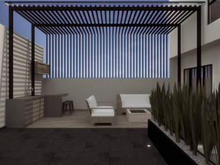 Casa. Iturbide, MT-GI STRATEGIC SERVICES MT-GI STRATEGIC SERVICES Klassischer Balkon, Veranda & Terrasse