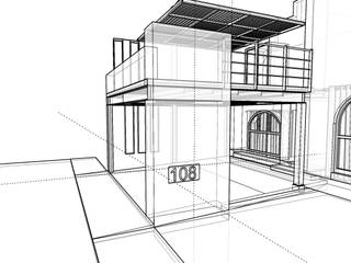 Pérgola, MIDA MIDA Casas modernas: Ideas, diseños y decoración