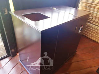 Sauna Individual Cabeza Por Fuera, Saunas Stilo Fabricantes Saunas Stilo Fabricantes Spa Madera Acabado en madera