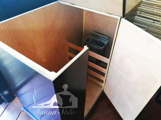 Sauna Individual Cabeza Por Fuera, Saunas Stilo Fabricantes Saunas Stilo Fabricantes Spa Madeira Acabamento em madeira