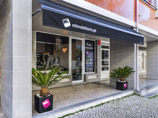 Loja NL-Imobiliária, ImofoCCo - Fotografia Imobiliária ImofoCCo - Fotografia Imobiliária Escritórios modernos