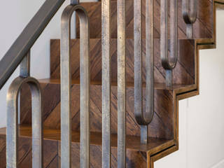 6728 - Feature Staircase, Bisca Staircases Bisca Staircases Stairs Copper/Bronze/Brass Wood effect