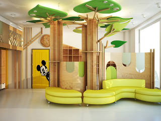 Детская комната в спортивном комплексе, CorLeoness CorLeoness Phòng trẻ em phong cách hiện đại