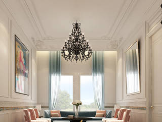IONS Design - Interior Designing , Styles & Trends 2019, IONS DESIGN IONS DESIGN Modern living room Marble Multicolored