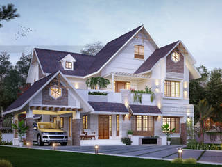 Architects in Kochi, Creo Homes Pvt Ltd Creo Homes Pvt Ltd Casas asiáticas