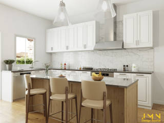 3D Kitchen Rendering , JMN design source JMN design source Cocinas asiáticas Derivados de madera Transparente