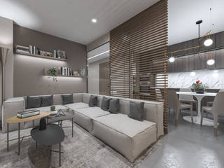 Progetto Casa Georgiana, studiosagitair studiosagitair Colonial style living room