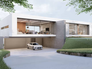 Casa MMM, Brune Arquitetura Brune Arquitetura 獨棟房 水泥