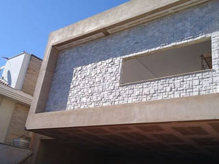 Mosaico em Pedra Esmeralda, W e R Pedras Decorativas W e R Pedras Decorativas Townhouse Stone