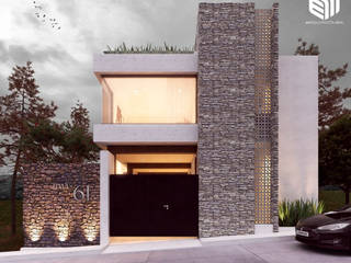 Casa TM-01, EM Arquitectura EM Arquitectura Casas unifamiliares Piedra