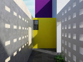 Casa MX, DARQ Arquitectura DARQ Arquitectura Dom jednorodzinny Beton