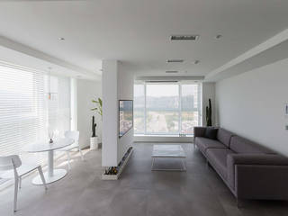 분당구 백현동 A 아파트｜Residence, 므나 디자인 스튜디오 므나 디자인 스튜디오 Modern living room