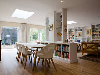 Farnham internal remodelling and modernisation project, dwell design dwell design Столовая комната в стиле модерн